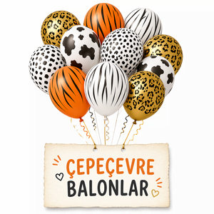 Çepeçevre Baskılı Balonlar