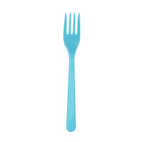 Plastik Çatal Açık Mavi / 25 Parça - 1