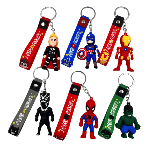 Anahtarlık Silikon Avengers 12 Parça - 
