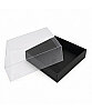 Asetat Pencereli Kutu 20 x 20 x 5 Cm 5 Parça Siyah - 1