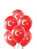 Lateks Baskılı Balon Ay Yıldız 6 Parça - 1