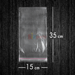 Bantlı Jelatin Poşet Şeffaf Torba 15x35 Cm - 1
