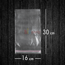 Bantlı Jelatin Poşet Şeffaf Torba 16x30 Cm - 1