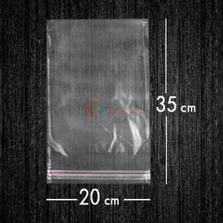 Bantlı Jelatin Poşet Şeffaf Torba 20x35 Cm - 1