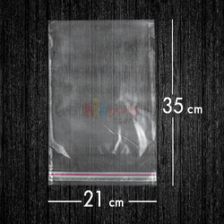 Bantlı Jelatin Poşet Şeffaf Torba 21x35 Cm - 1