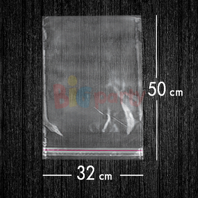 Bantlı Jelatin Poşet Şeffaf Torba 32x50 Cm - 