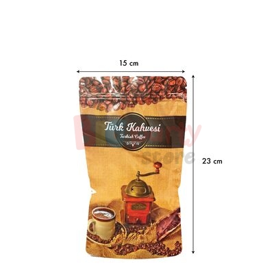 Baskılı Doypack Türk Kahvesi 15x23 Cm 120li - 2