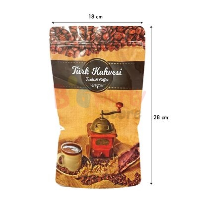 Baskılı Doypack Türk Kahvesi 18x28Cm 80li - 2