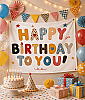 Bez Afiş Happy Birthday To You 150*100 - 1