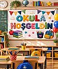 Bez Afiş Okula Hoşgeldin 150*100 - 1