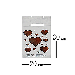 Blok Poşet Baskılı El Geçme 0 No 20x30 cm 100 lü Renkli - 2