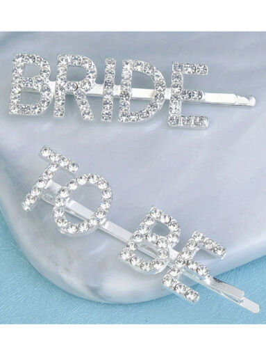 Bride To Be Gümüş Taşlı Pens Toka - 3