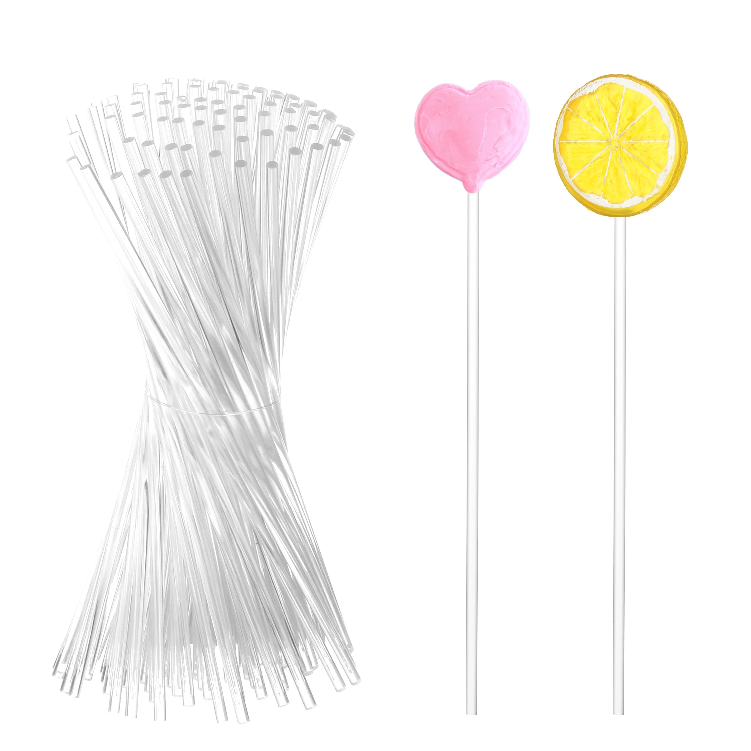 Cake Pops Çubuğu Şeffaf 21 Cm 12 Parça - 3