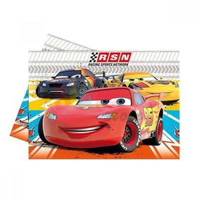 Lisanslı Cars Plastik Masa Örtüsü 120 x 180 Cm - 