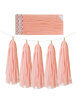 Dekoratif Garland Püsküllü Süs 5 Parça Rose Gold - 2