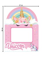 Dekoratif Kişiye Özel Ayaklı Pano Seti Unicorn 5 Parça - 4