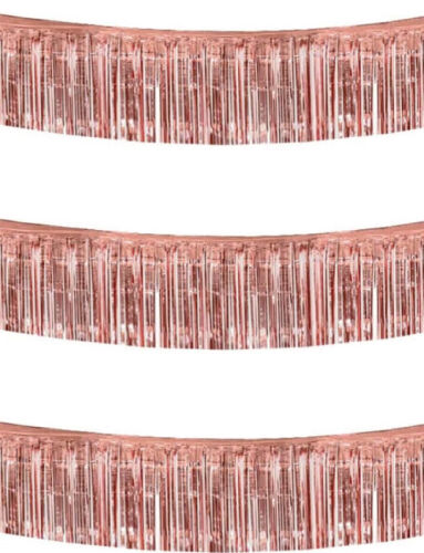 Dekoratif Püsküllü Masa Eteği Rose Gold 200x35 Cm - 2