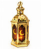 Fener Ledli Altın Model 43 Cm Lüks Pilli - 1