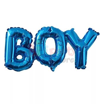 Folyo Balon Boy Yazısı Mavi - 2