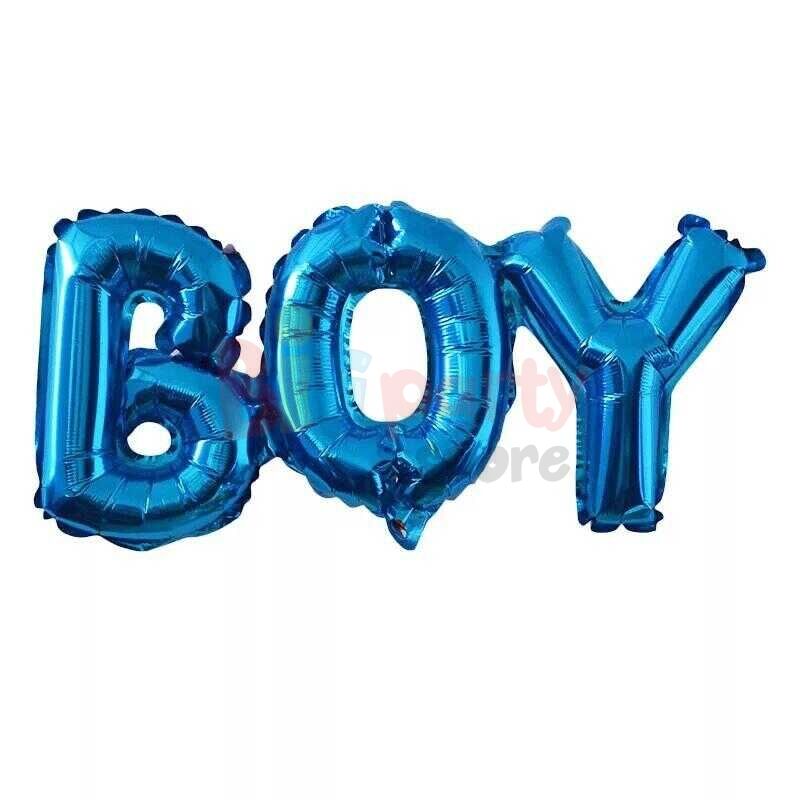 Folyo Balon Boy Yazısı Mavi - 2