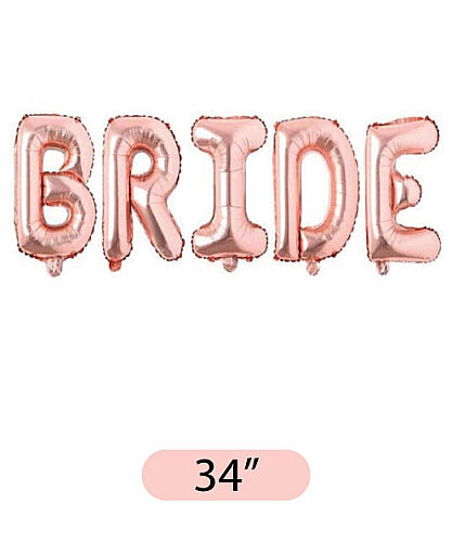Folyo Balon Bride Rose Gold Set 34 inç - 