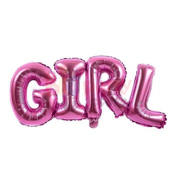 Folyo Balon Girl Yazısı Pembe - 2