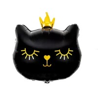 Folyo Balon Kara Kedi - 1