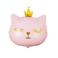 Folyo Balon Pembe Kedi - 1