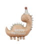 Folyo Balon Retro Dinozor Şapkalı 80x77 Cm - 1