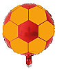 Folyo Balon Sarı Kırmızı Futbol Topu 18'' - 1