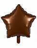 Folyo Balon Yıldız 40 Cm (18inç) Çikolata Kahve - 1