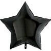 Folyo Balon Yıldız 60 Cm (24 inç) Siyah - 1
