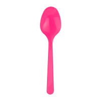 Plastik Kaşık Fuşya / 25 Parça - 1