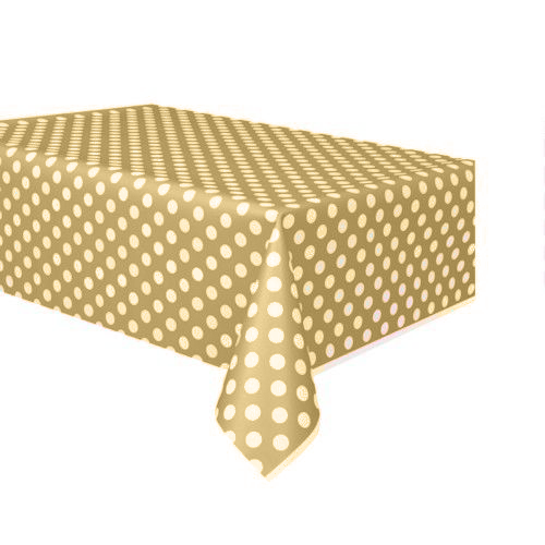 Masa Örtüsü 100 x 180 Cm Gold Puantiyeli - 2