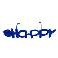 Gözlük Çiçekli Happy Lacivert - 2
