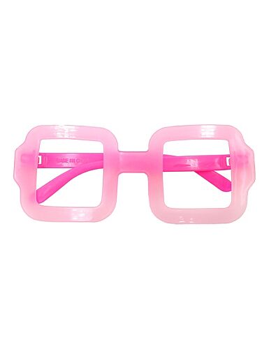 Gözlük Eko Neon Kare Model Pembe - 