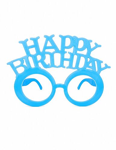 Gözlük Eko Neon Model Happy Birthday Mavi - 