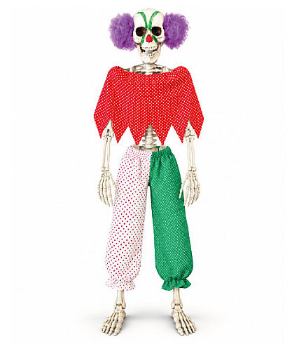 Halloween İskelet 165 Cm Süslü Palyaço - 