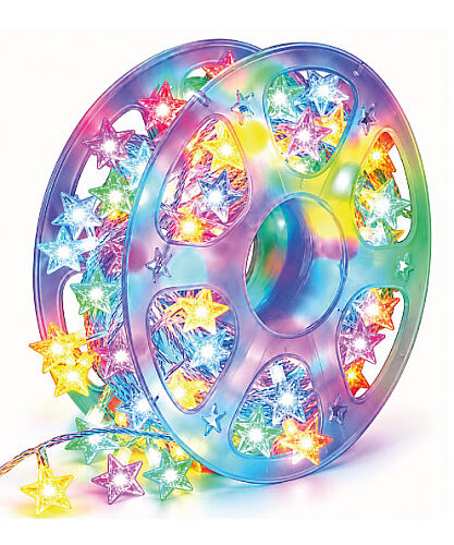 Işık Led 50 Metre Yıldızlı RGB Fonksiyonlu Eklemeli - 