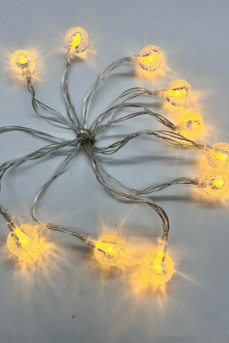 Işık Led Şeffaf Boncuk Model 10 Işık 2 Metre - 3