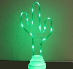 Işık Led Telli Kaktüs Pilli - 2