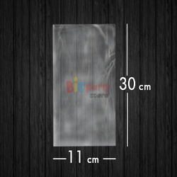 Jelatin Poşet Şeffaf Torba 11x30 Cm - 1