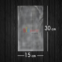 Jelatin Poşet Şeffaf Torba 15x30 Cm - 1