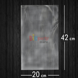 Jelatin Poşet Şeffaf Torba 20x42 Cm - 1