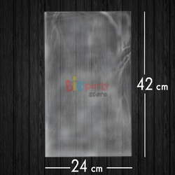 Jelatin Poşet Şeffaf Torba 24x42 Cm - 1
