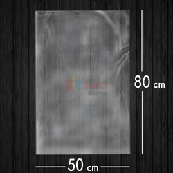 Jelatin Poşet Şeffaf Torba 50x80 Cm - 1