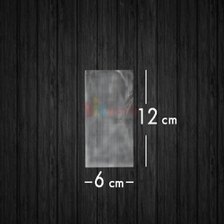 Jelatin Poşet Şeffaf Torba 6x12 Cm - 1