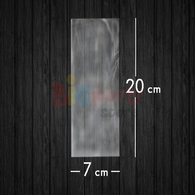 Jelatin Poşet Şeffaf Torba 7x20 Cm - 