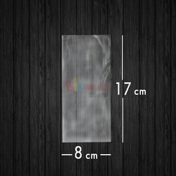 Jelatin Poşet Şeffaf Torba 8x17 Cm - 1