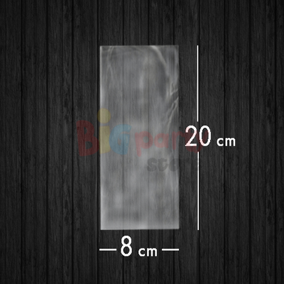 Jelatin Poşet Şeffaf Torba 8x20 Cm - 